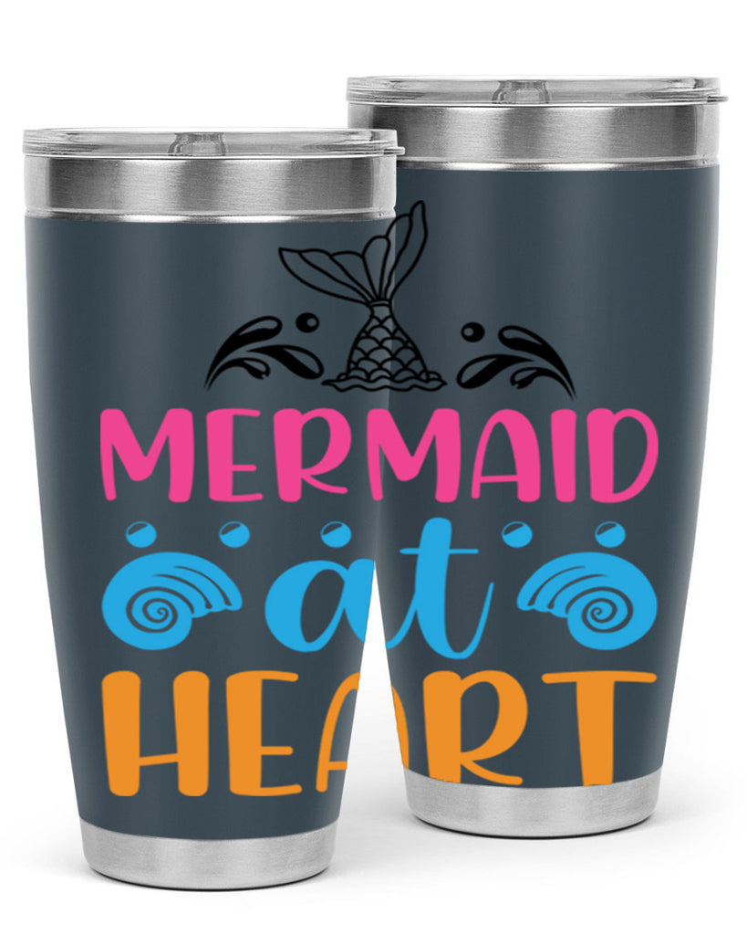 Mermaid at heart Design 396#- mermaid- Tumbler