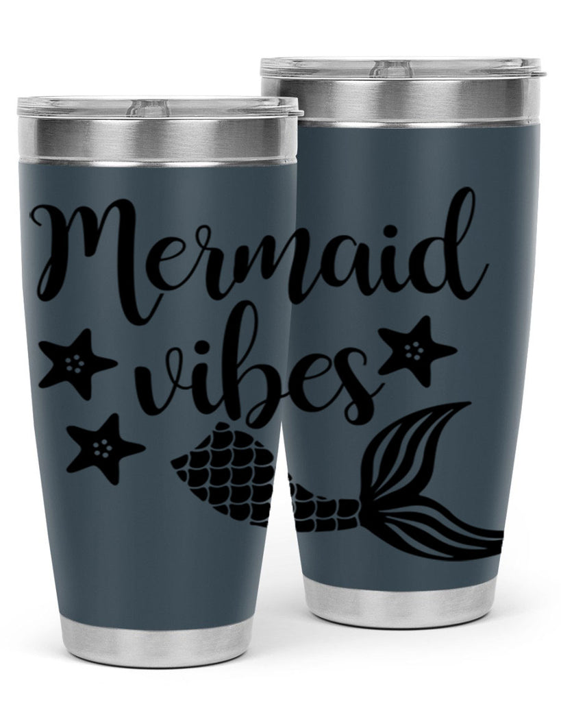 Mermaid vibes 463#- mermaid- Tumbler