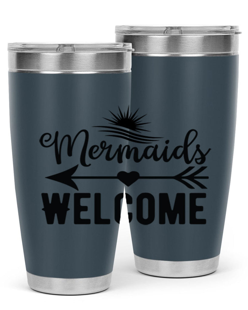 Mermaids Welcome 500#- mermaid- Tumbler