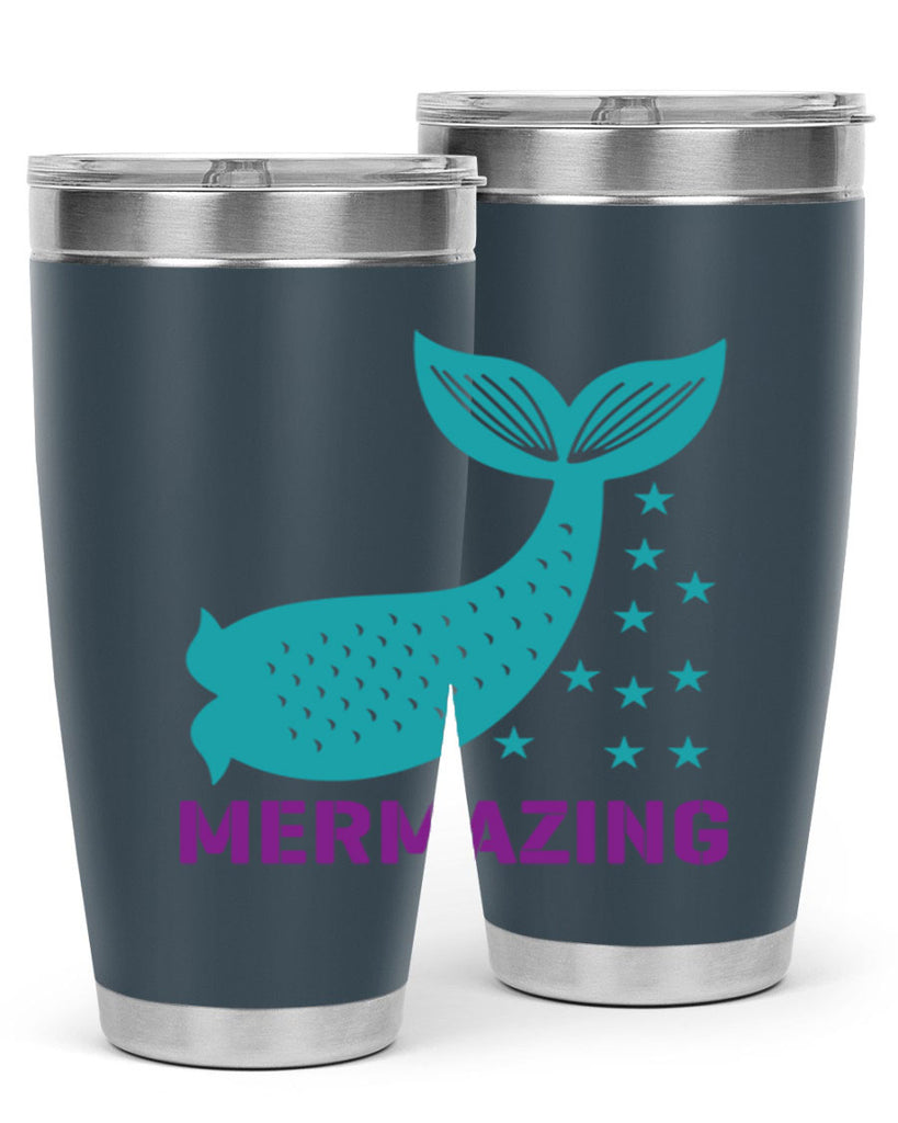 Mermazing 502#- mermaid- Tumbler
