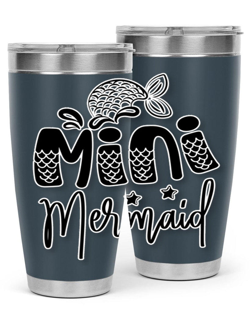 Mini Mermaid 508#- mermaid- Tumbler