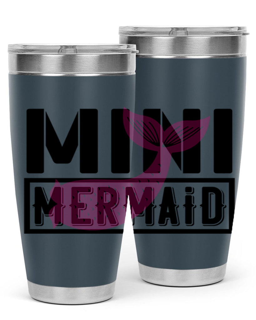 Mini mermaid 504#- mermaid- Tumbler