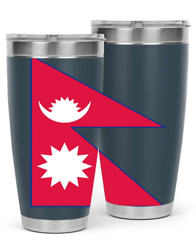 Nepal 76#- world flags- Tumbler