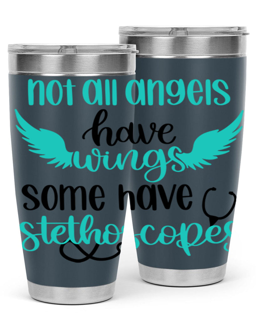 Not All Angels Have Style Style 127#- nurse- tumbler