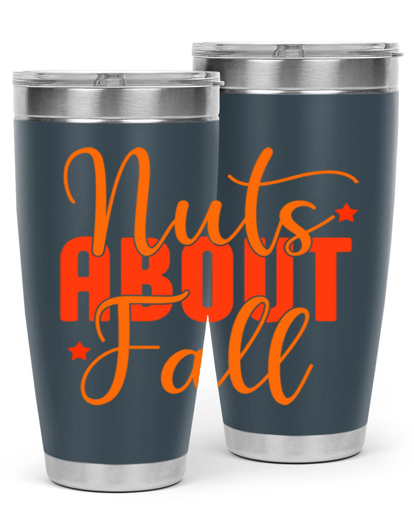 Nuts About Fall Design 444#- fall- Tumbler
