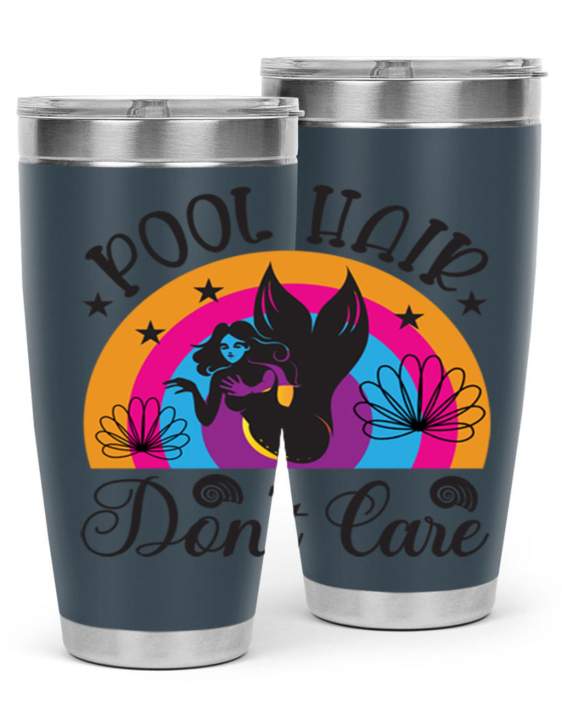 Pool hair dont care 541#- mermaid- Tumbler