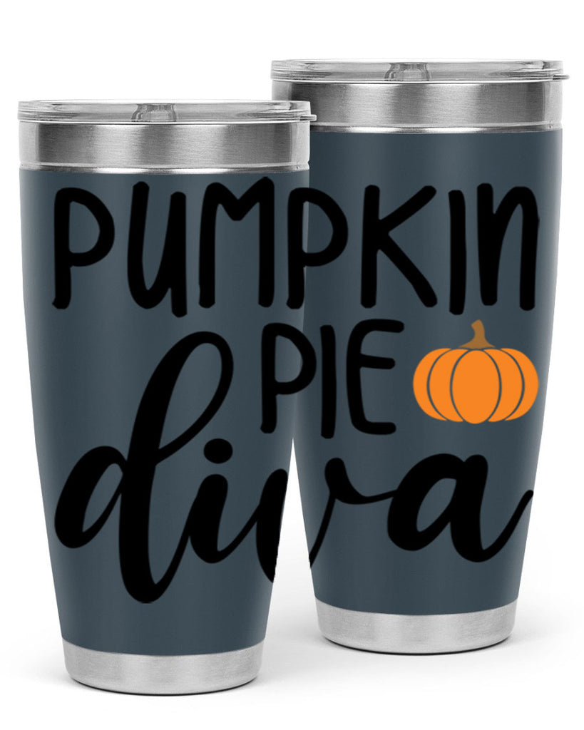 Pumpkin Pie Diva 532#- fall- Tumbler