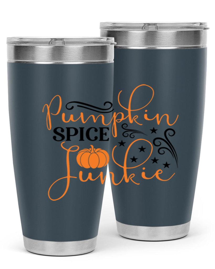 Pumpkin Spice Junkie 549#- fall- Tumbler