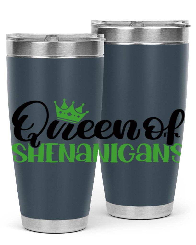 Queen Of Shenanigans Style 36#- St Patricks Day- Tumbler