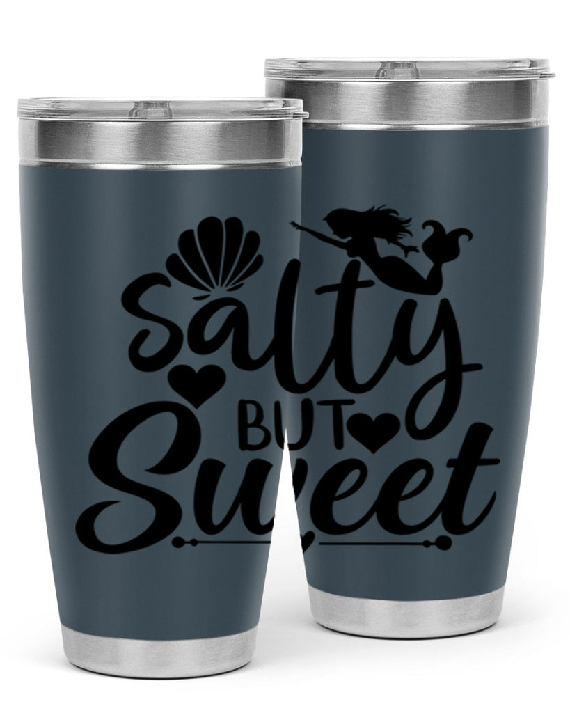 Salty But Sweet 564#- mermaid- Tumbler