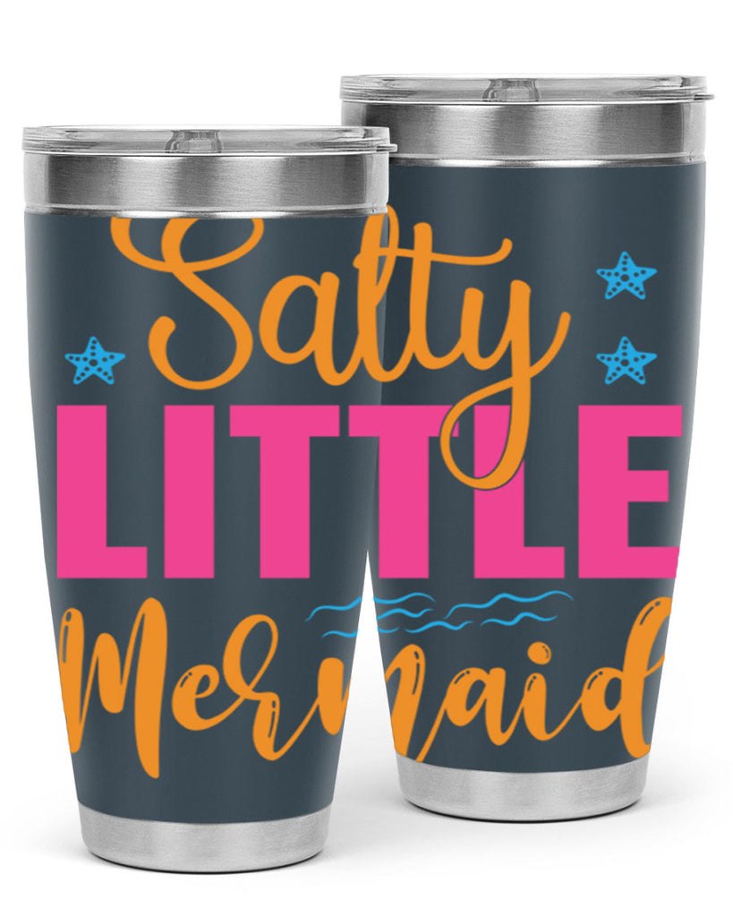 Salty Little Mermaid Design 574#- mermaid- Tumbler