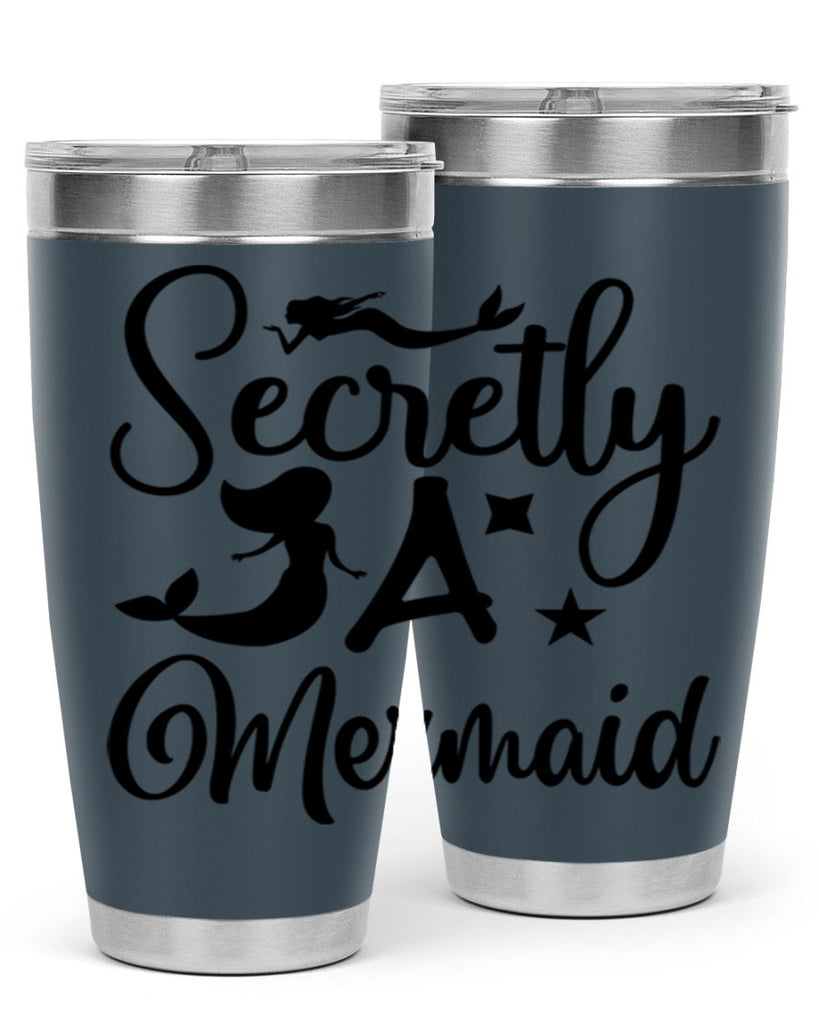 Secretly a mermaid 580#- mermaid- Tumbler
