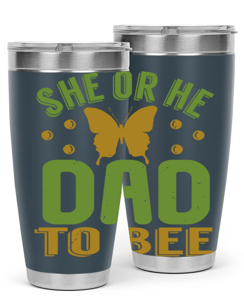 She or He Dad to bee Style 172#- baby- tumbler