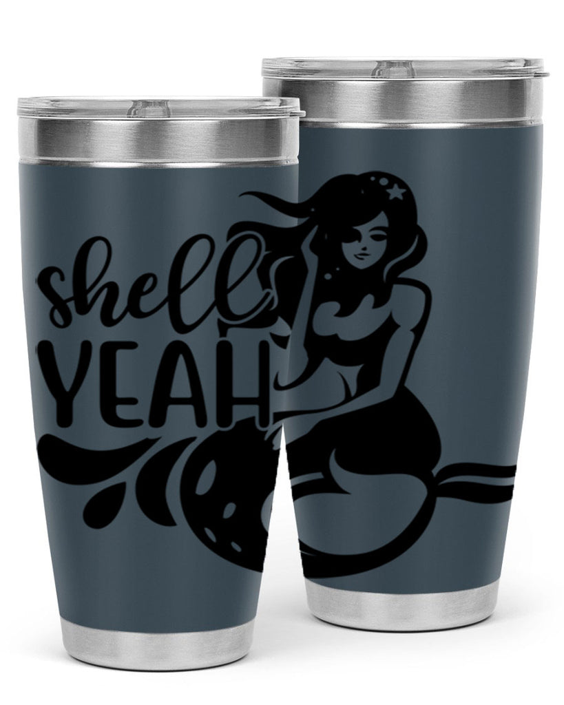 Shell yeah 596#- mermaid- Tumbler