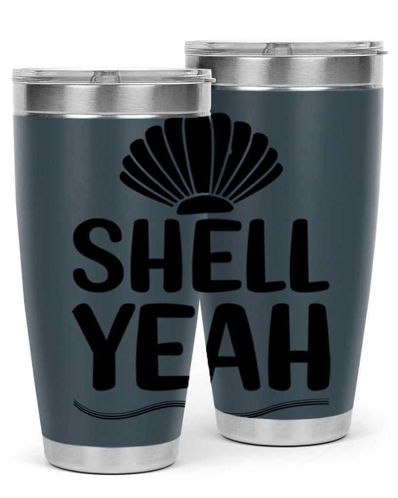 Shell yeah 597#- mermaid- Tumbler