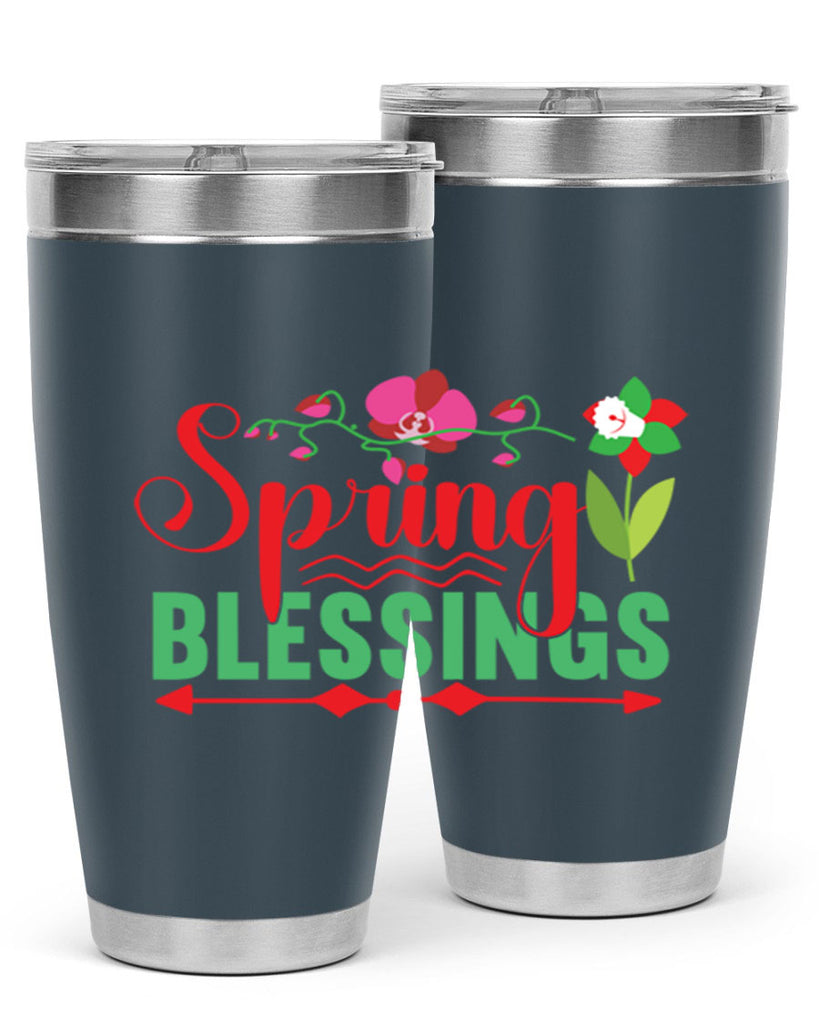 Spring Blessings 418#- spring- Tumbler