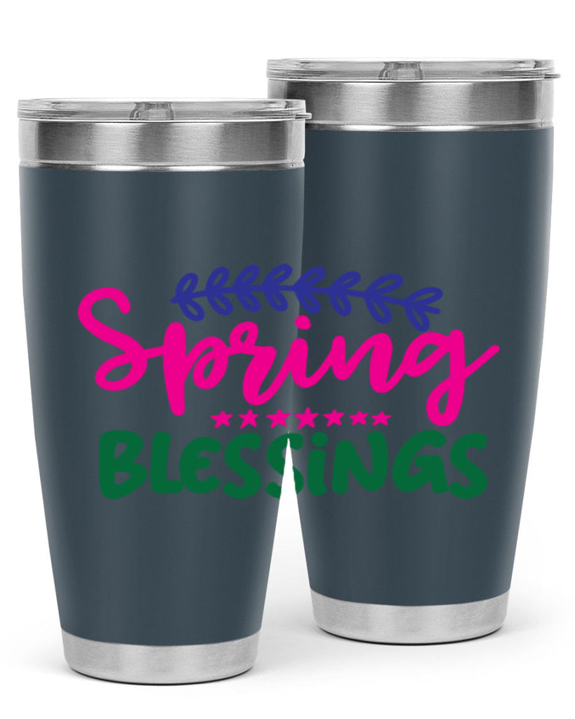 Spring Blessings 419#- spring- Tumbler