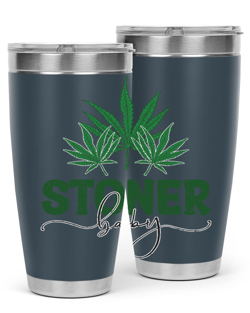 Stoner Baby Sublimation 261#- marijuana- Tumbler