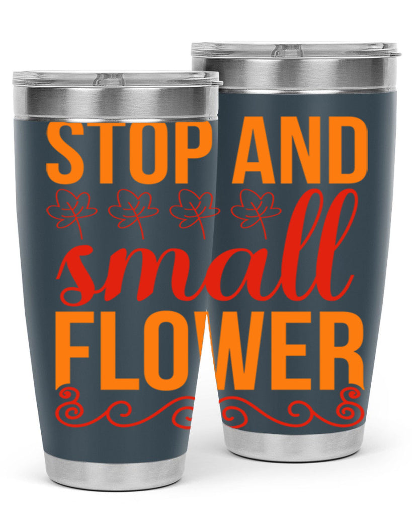 Stop and small flower 522#- spring- Tumbler