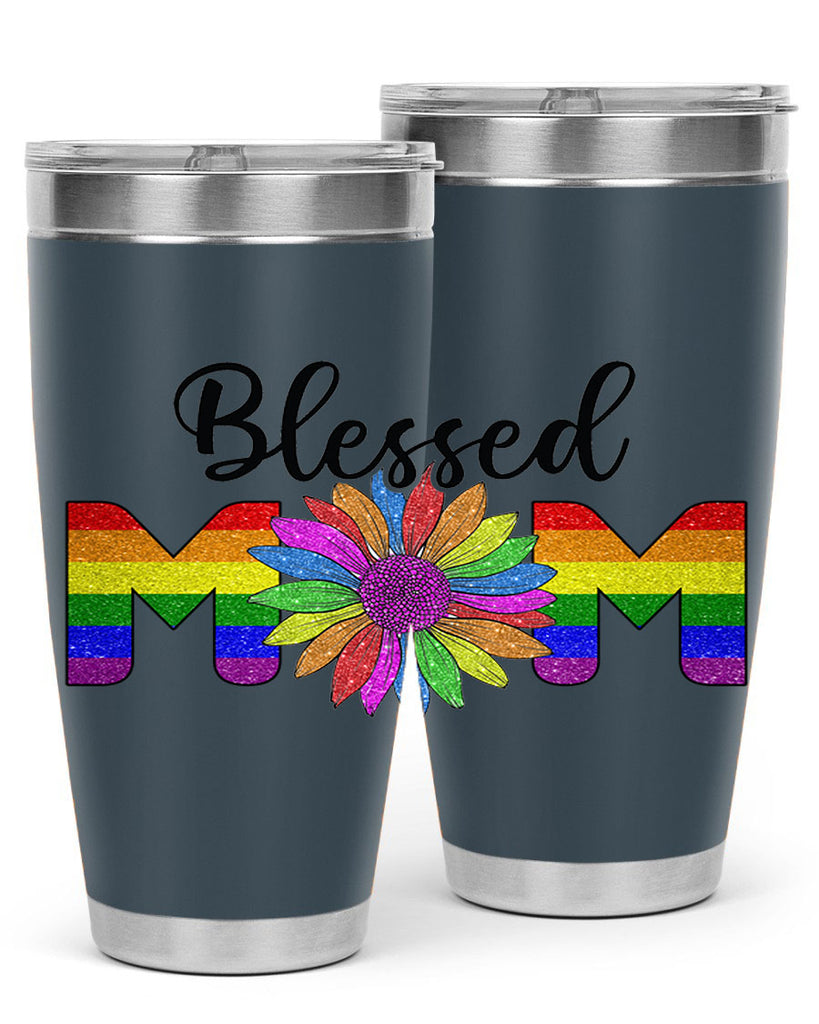 Sunflower Lgbt Blessed Mom  51#- lgbt- Tumbler