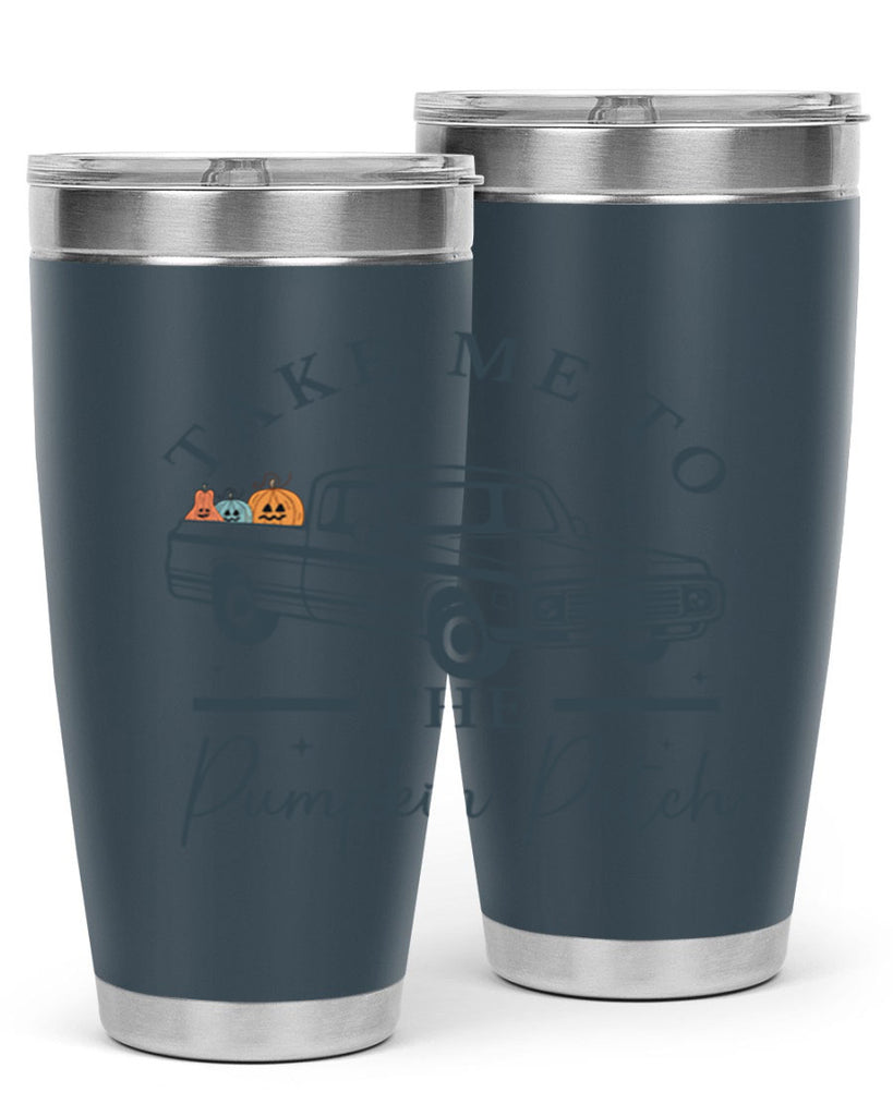 Take Me To The Pumpkin Patch 593#- fall- Tumbler
