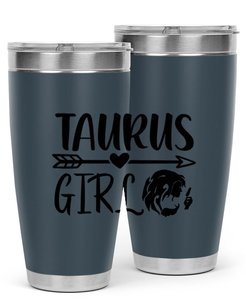 Taurus girl 498#- zodiac- Tumbler