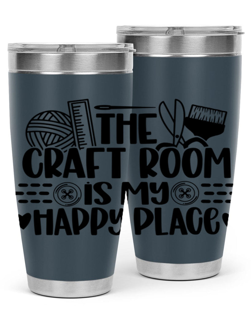 The Craft Room Is My Happy Place 5#- crafting- Tumbler