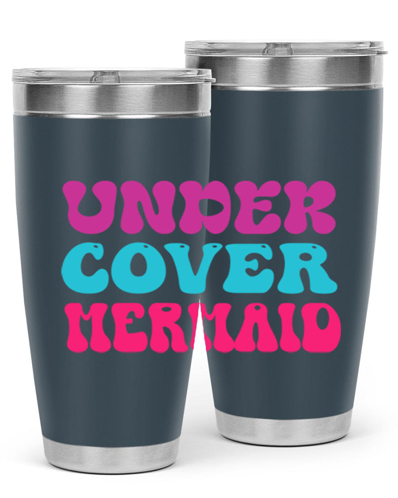 Under Cover Mermaid 635#- mermaid- Tumbler