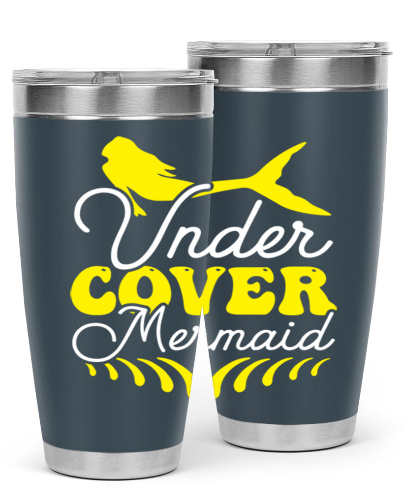 Under Cover Mermaid 637#- mermaid- Tumbler