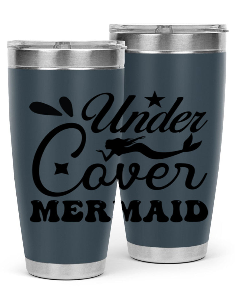 Under cover mermaid 646#- mermaid- Tumbler