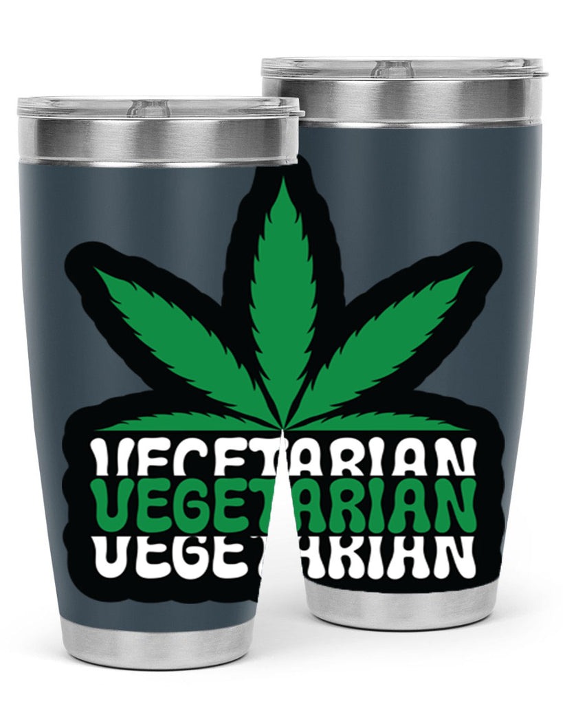 Vegetarian 271#- marijuana- Tumbler