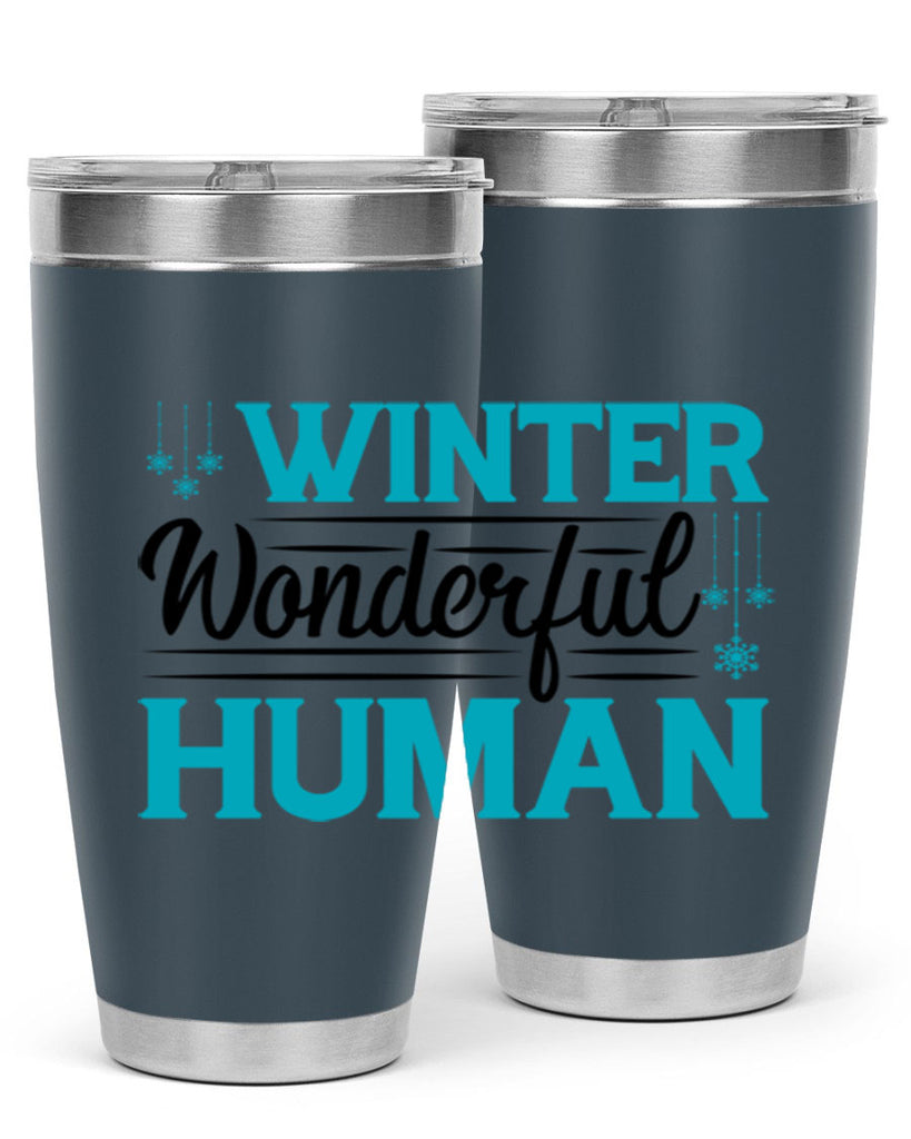 Winter Wonderful Time 569#- winter- Tumbler