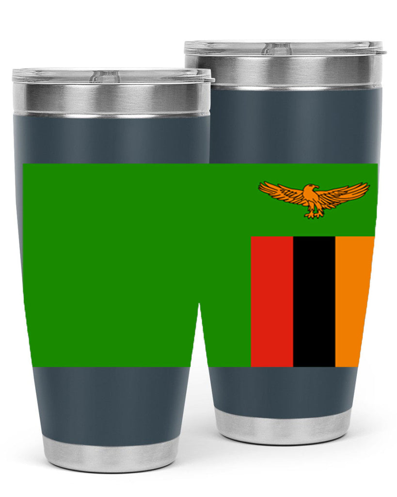 Zambia 2#- world flags- Tumbler