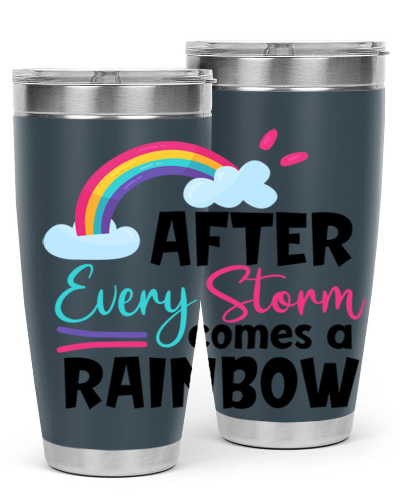 after every storm comes a rainbow Style 291#- baby- tumbler