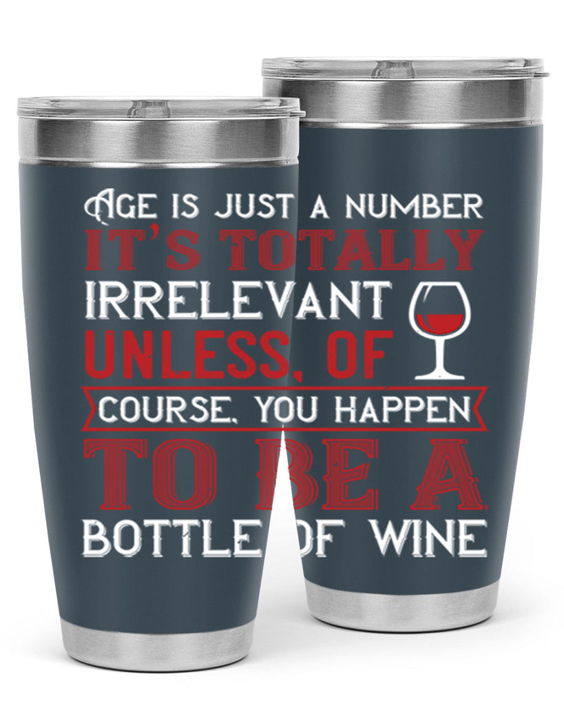 age is just a number its totaly 92#- wine- Tumbler