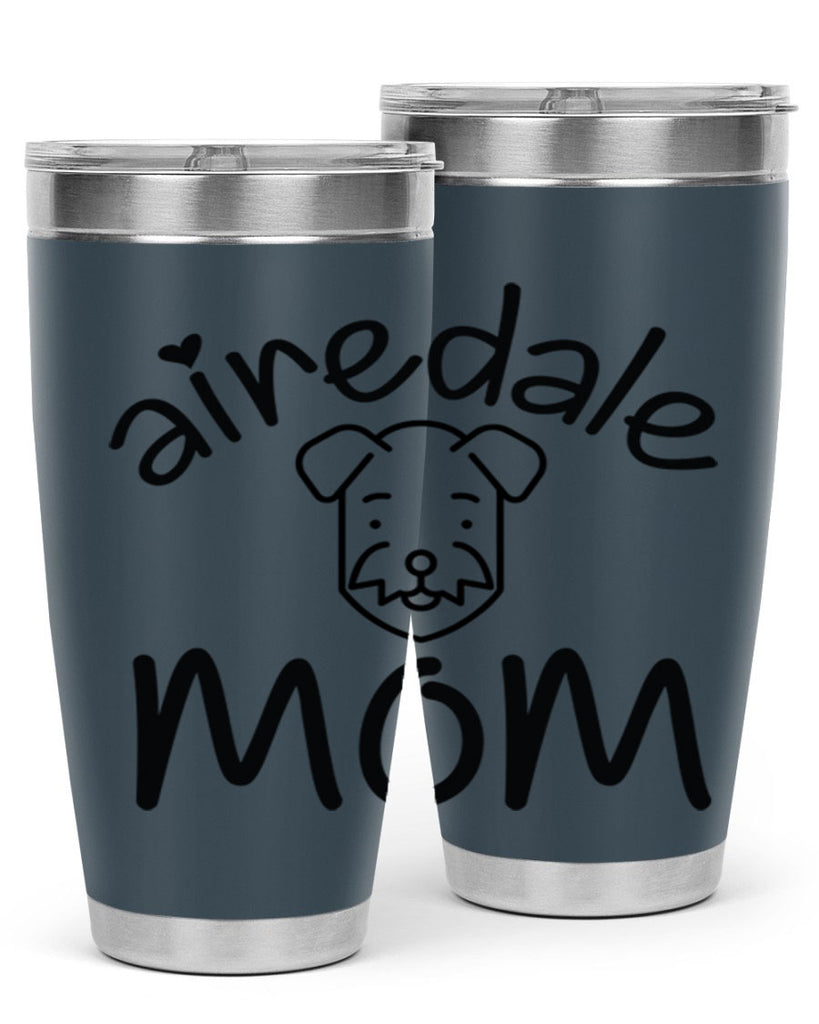 airedale mom 224#- mom- Tumbler