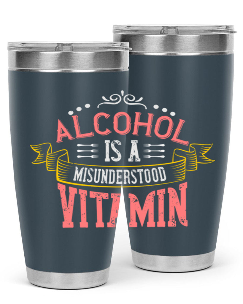 alcohol is a misunderstood vitamin 50#- cooking- Tumbler