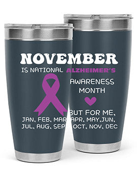 alzheimers awareness style 51#- alzheimers- Tumbler