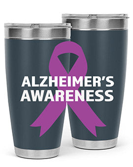 alzheimers awareness style 78#- alzheimers- Tumbler