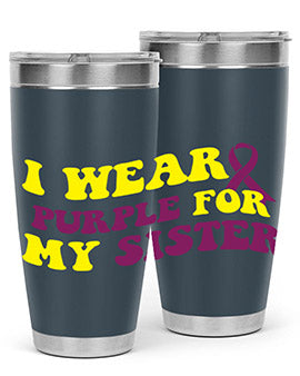 alzheimers awareness style 80#- alzheimers- Tumbler