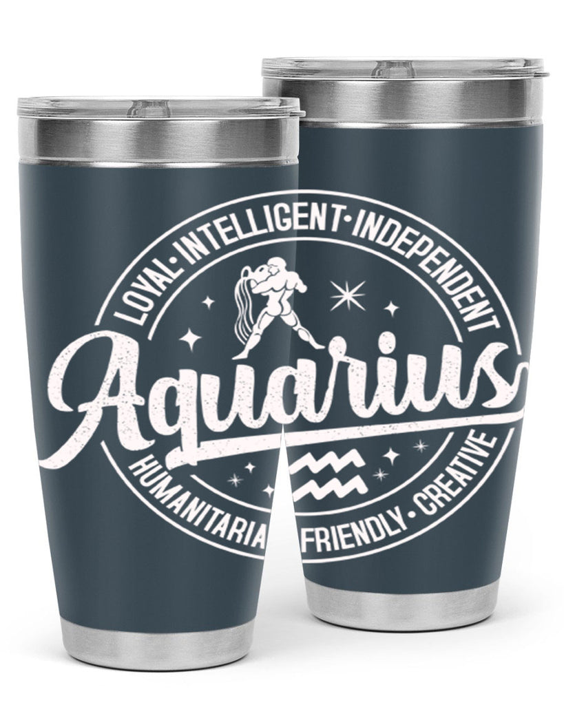 aquarius 77#- zodiac- Tumbler