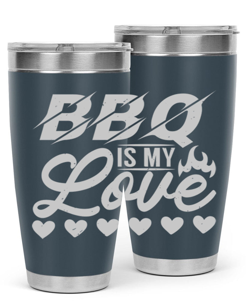 bbq is my love 17#- bbq- Tumbler