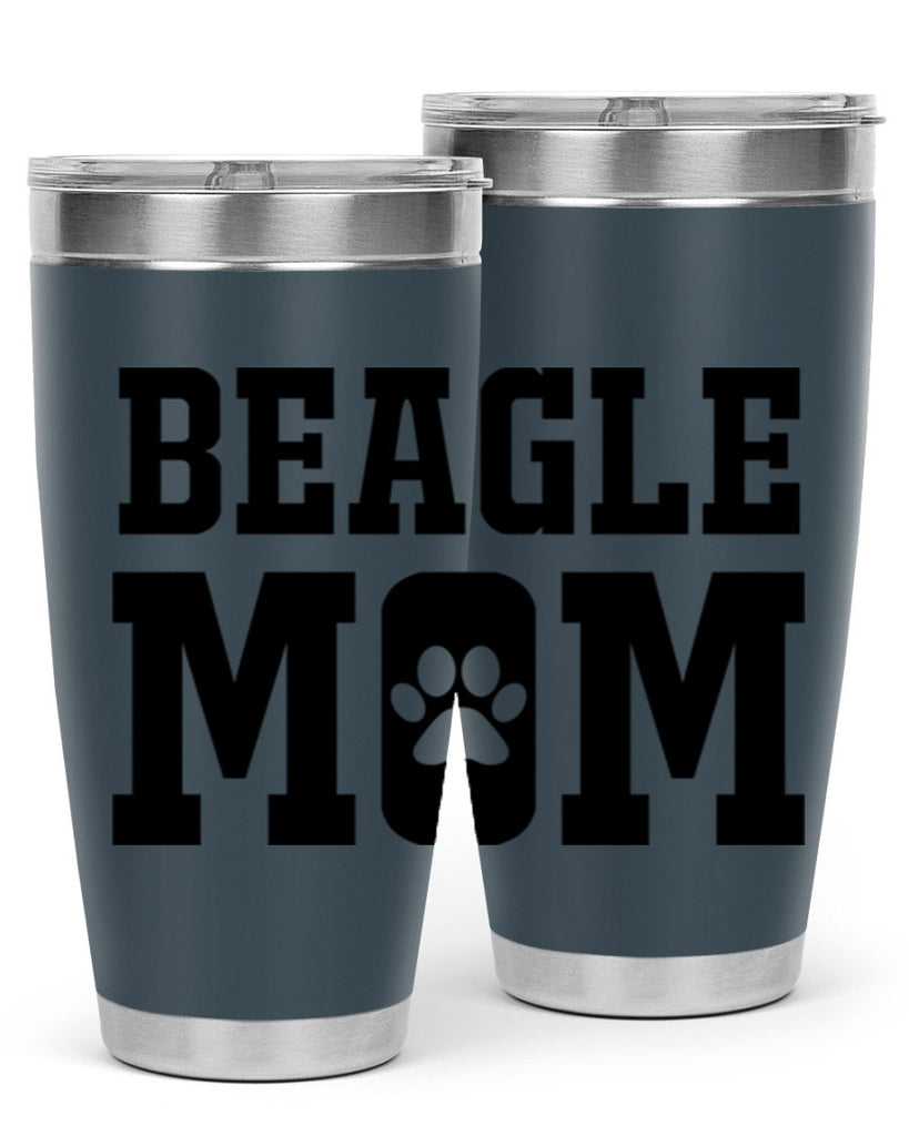 beagle mom 215#- mom- Tumbler