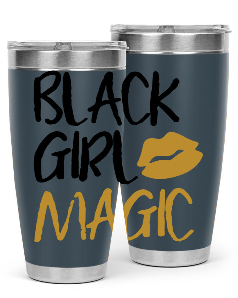 black girl magic lips cocoandbanana 245#- black words phrases- Cotton Tank