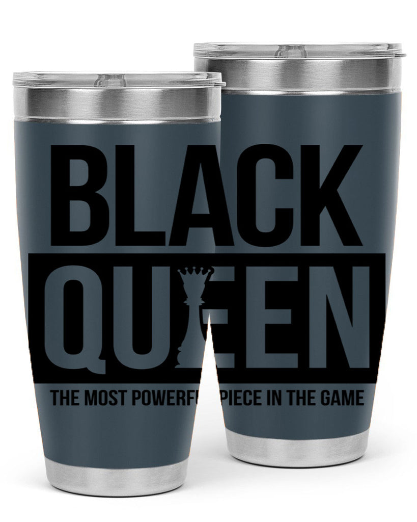 black queen chess 224#- black words phrases- Cotton Tank