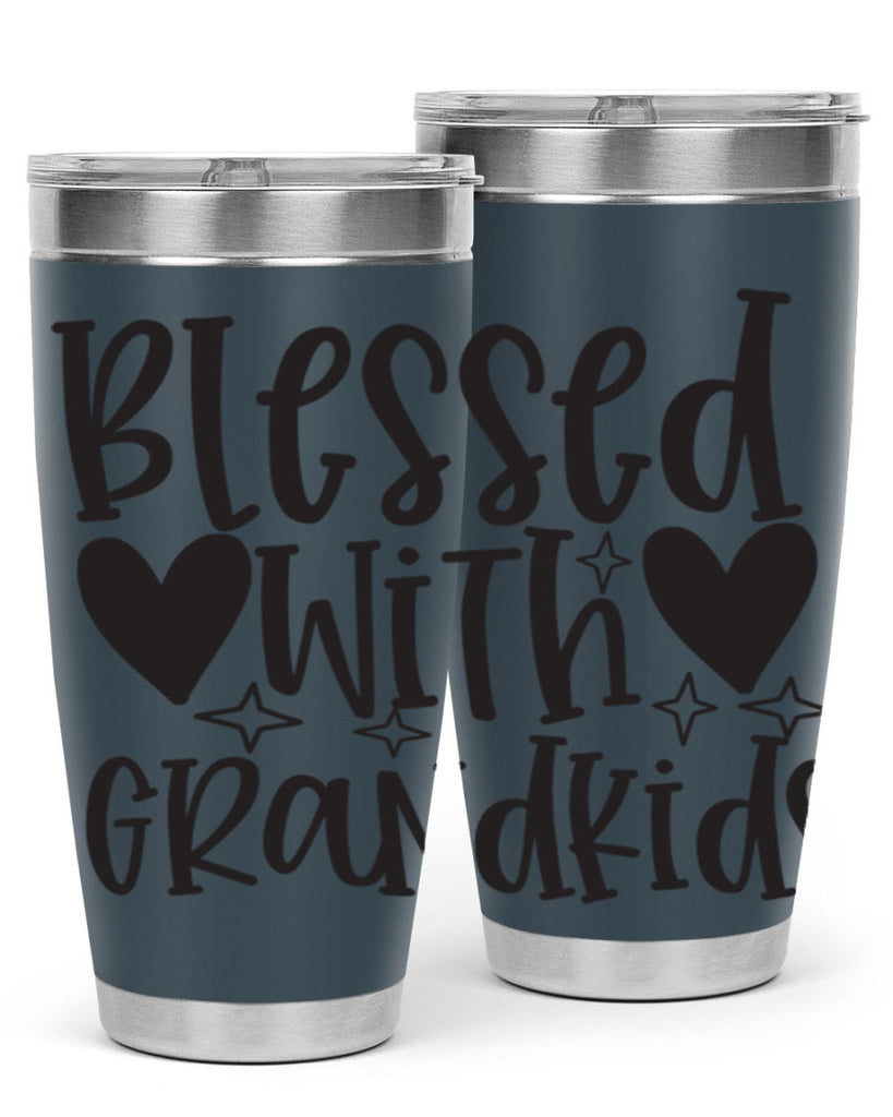 blessed with grandkids 415#- mom- Tumbler