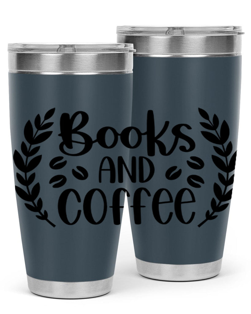 books and coffee 47#- reading- Tumbler