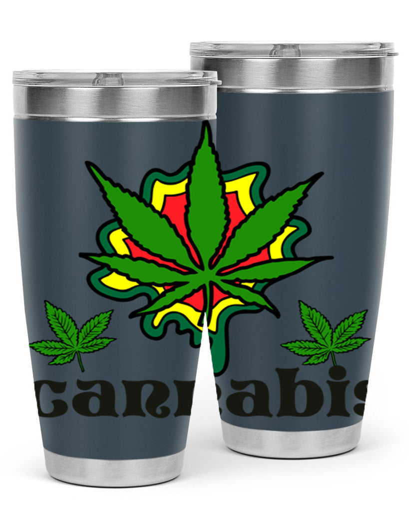 cannabis a 39#- marijuana- Tumbler