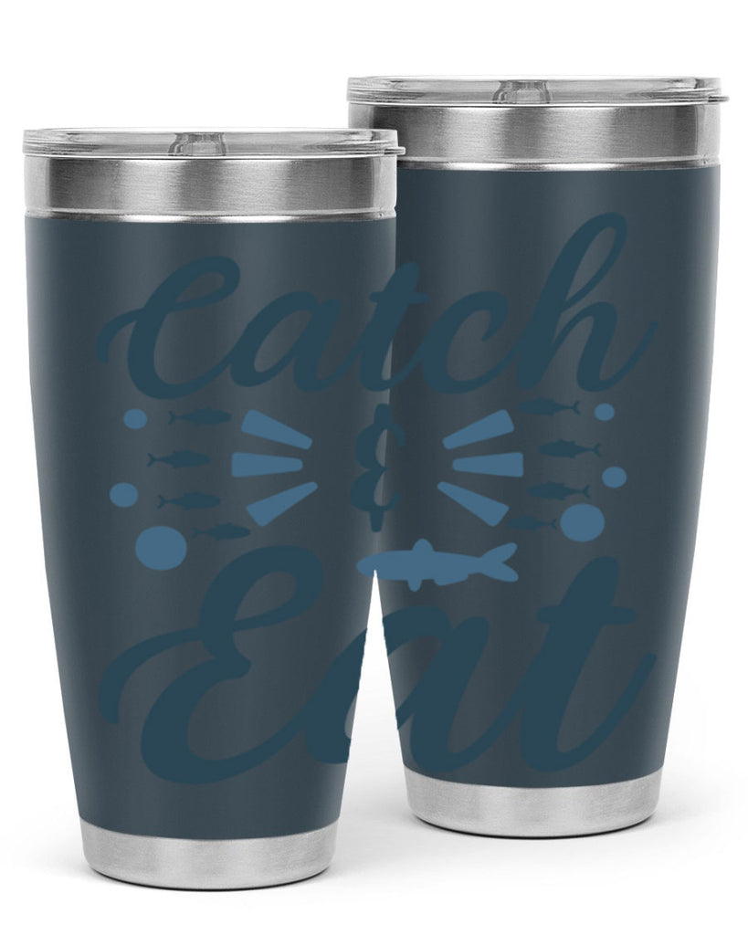 catch eat 173#- fishing- Tumbler