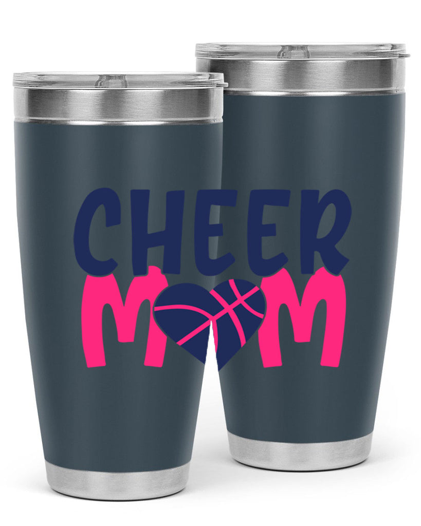 cheer mom 1746#- cheer- Tumbler